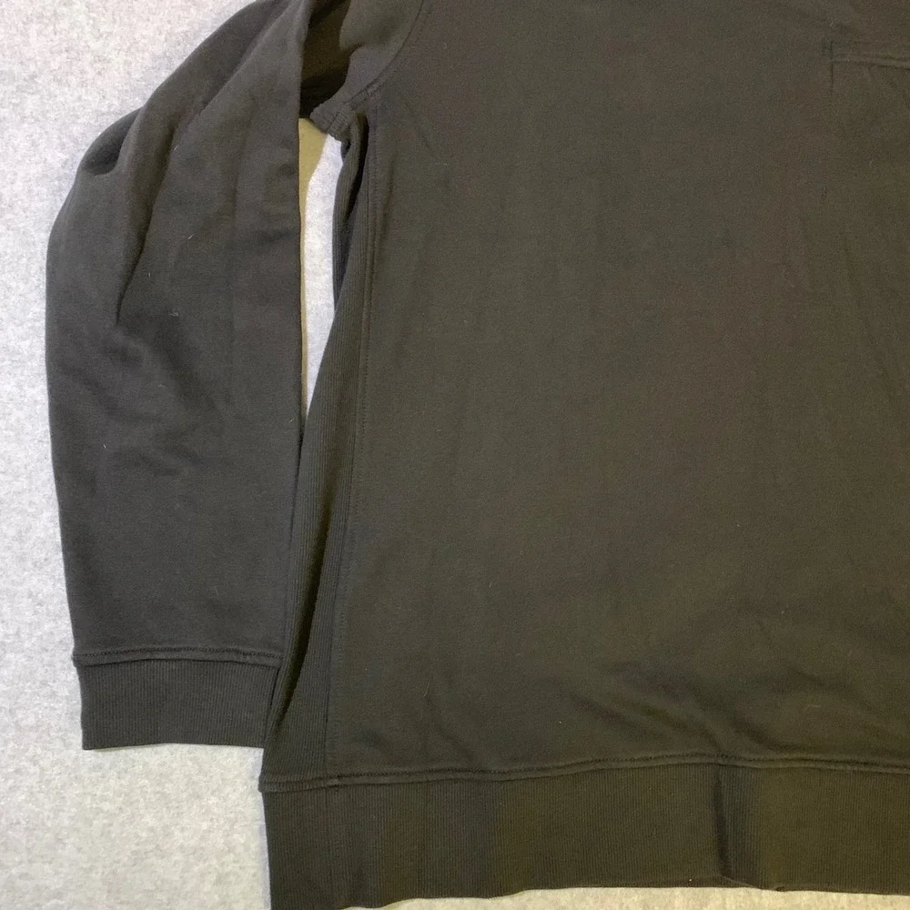 5.11 Tactical Sweatshirt Mens‎ 2XL Black Chest Pocket Crewneck Fleece Lined
